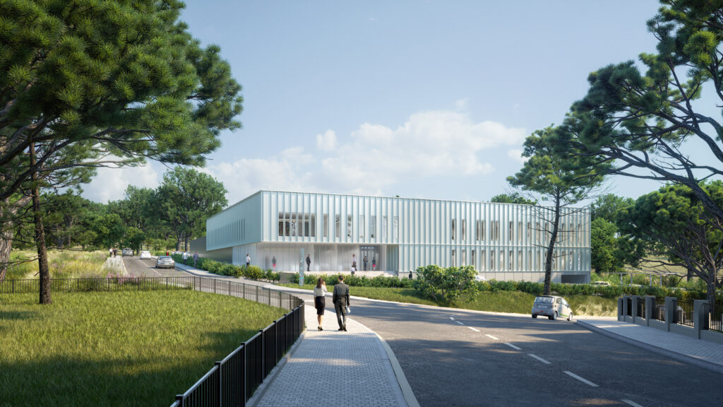 Acqua Publica Locaux, bureaux administratifs, Bastia, Corse, Acqua Publica, architecture, Versini Architectes associés