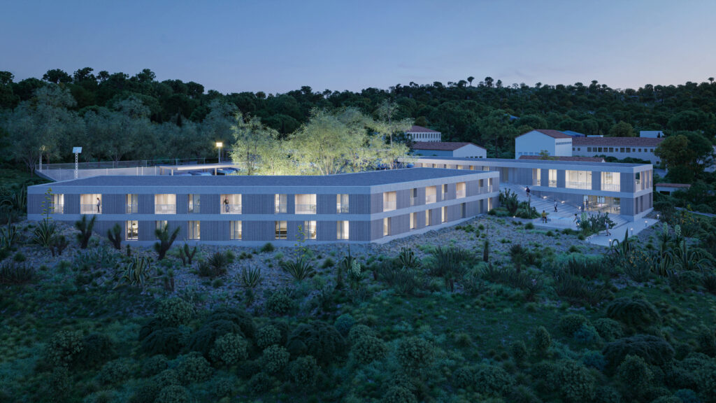 Gendarmerie Aspretto BAN Aspretto, Ajaccio, Corse, Concours, Architecture, Cantonnement, Versini Architectes Associés