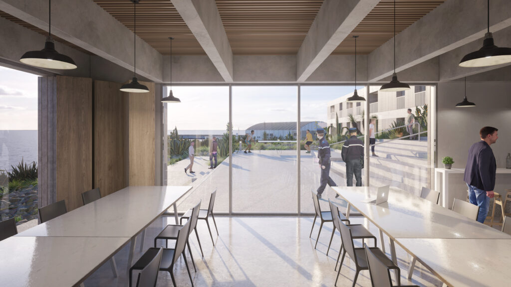 Gendarmerie Aspretto BAN Aspretto, Ajaccio, Corse, Concours, Architecture, Cantonnement, Versini Architectes Associés