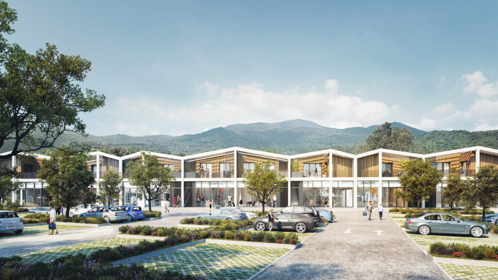 Alto Vescovato Résidences, Vescovato, Haute Corse, Architectures, bois, Projet, Construction, Versini Architectes Associés