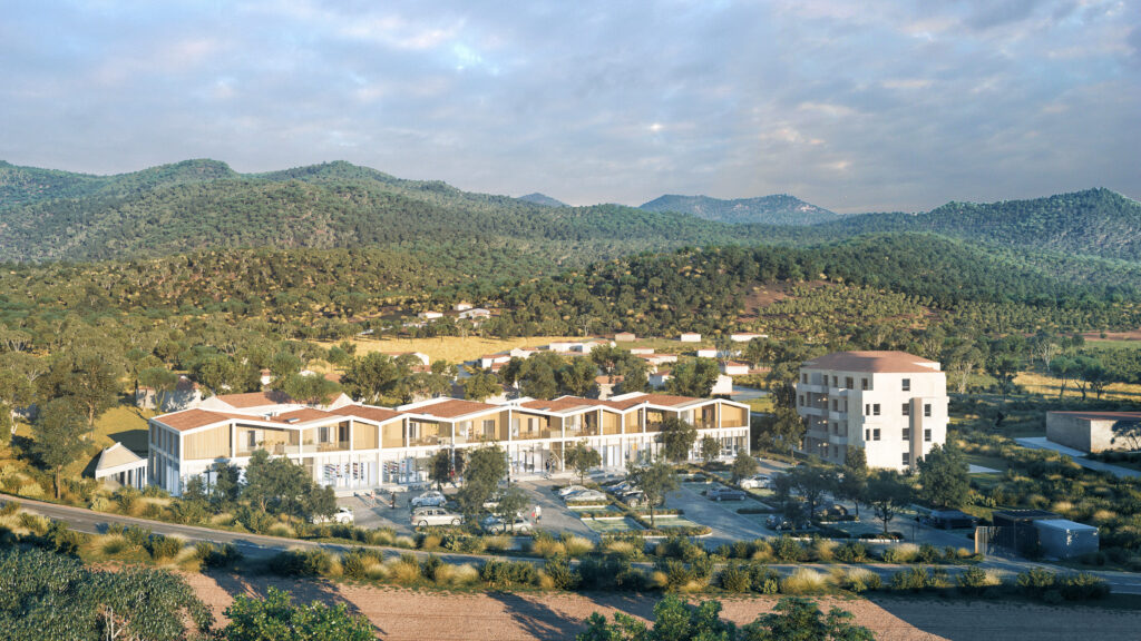 Alto Vescovato Résidences, Vescovato, Haute Corse, Architectures, Projet, Construction, Versini Architectes Associés