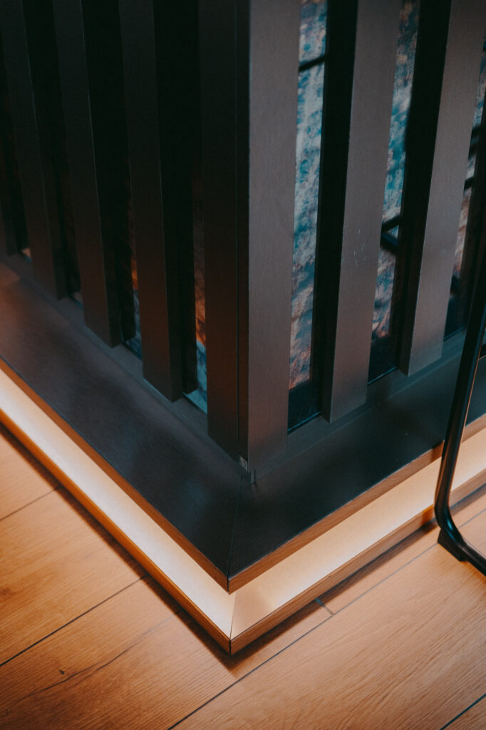 La Poppa Bar Restaurant, La Poppa, Saint Florent, Corse, Architecture, décoration, ambiance, style, intérieur, brasserie, cocktails, Versini Architectes Associés