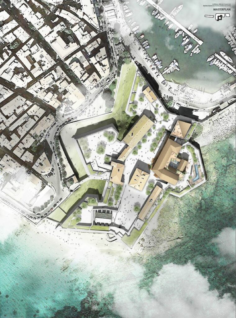 Hôtel Citadelle Rénovation, réhabilitation, citadelle, monument historique, histoire, patrimoine, ville impériale, Ajaccio, Corse du Sud, France, Architecture, Hôtel, Tourisme, Urbain, Versini Architectes Associés