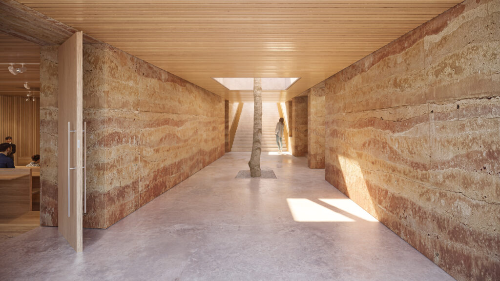 Centre admin Levie Bureaux, centre administratif, Village, Levie, Corse, architecture, Versini Architectes Associés