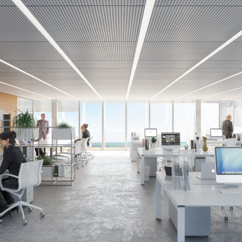 Bureaux, Espace, Co-working, architecture, Erbajolo, Bastia, Corse, France, Versini Architectes Associés