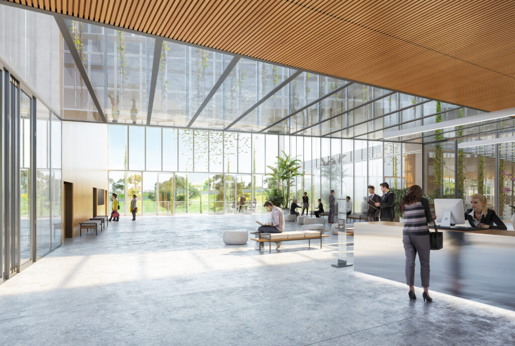 Tour Erbajolo CAM HALL copie Bureaux, Espace, Co-working, architecture, Erbajolo, Bastia, Corse, France, Versini Architectes Associés