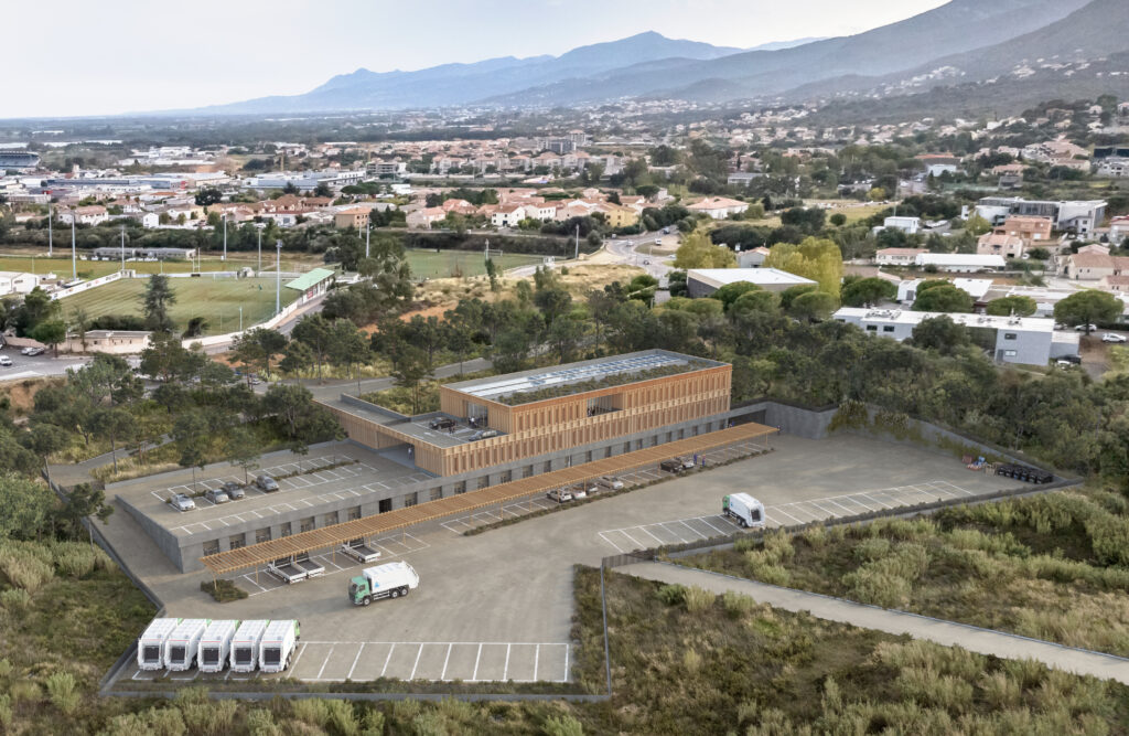 Centre technique communautaire Centre technique communautaire, bureaux, local technique, administratif, architecture, Versini Architectes Associés