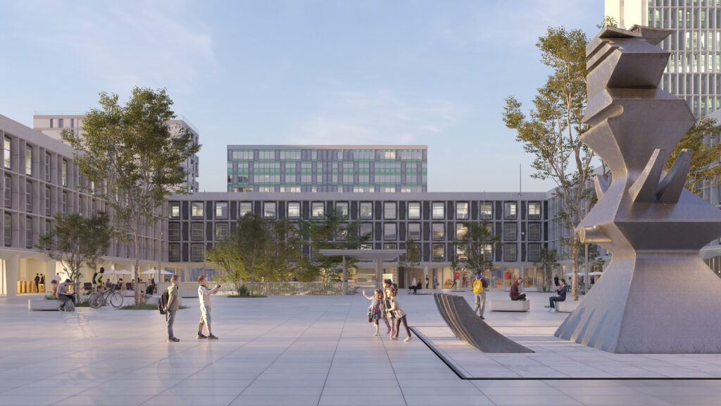 Sarcelles Aménagement urbain, Ville, Sarcelles, Paris, Architecture, Versini Architectes Associés, Urbanisation, réaménagement