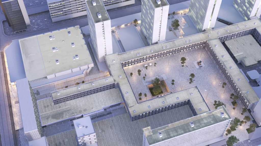 Sarcelles Aménagement urbain, Ville, Sarcelles, Paris, Architecture, Versini Architectes Associés, Urbanisation, réaménagement