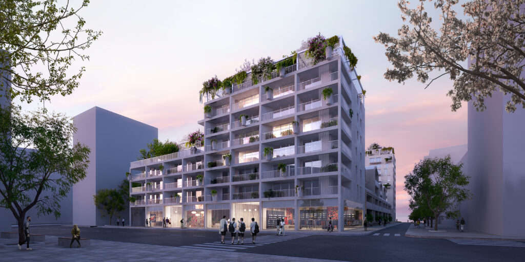 Cazemajou Marseille Immeubles, Marseille, Quartier, Architecture, Ville, Marseille, Urbain, Versini Architectes Associés