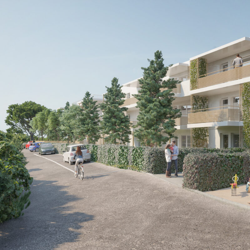 Logements, architecture, environnement, toit végétalisé, verdure, Décoration, Versini Architectes Associés, France