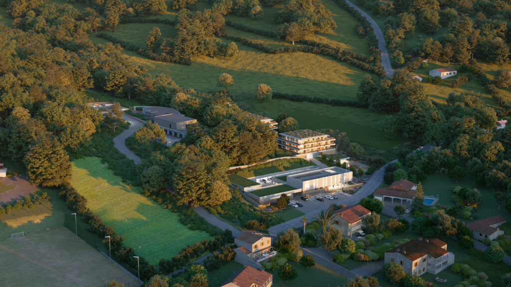 Gendarmerie Peri Gendarmerie, Caserne, Projet, Peri, Grand Ajaccio, Architecture, Versini Architectes Associés, Corse