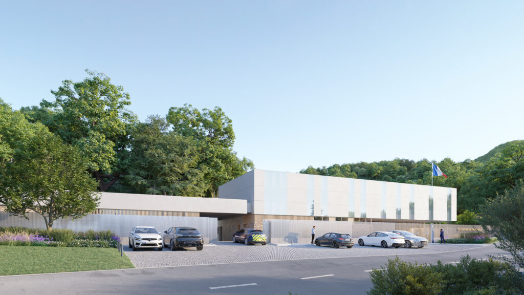 Gendarmerie Peri Gendarmerie, Caserne, Projet, Peri, Grand Ajaccio, Architecture, Versini Architectes Associés, Corse