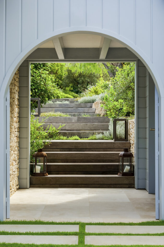 Sperone - Seillier Extension Villa ; Projet architecturale, aménagement paysager; jardin; verdure; Bonifacio; Domaine du Petit Sperone ; Versini Architectes Associés; Bois